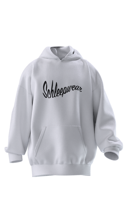 White Script Hoodie