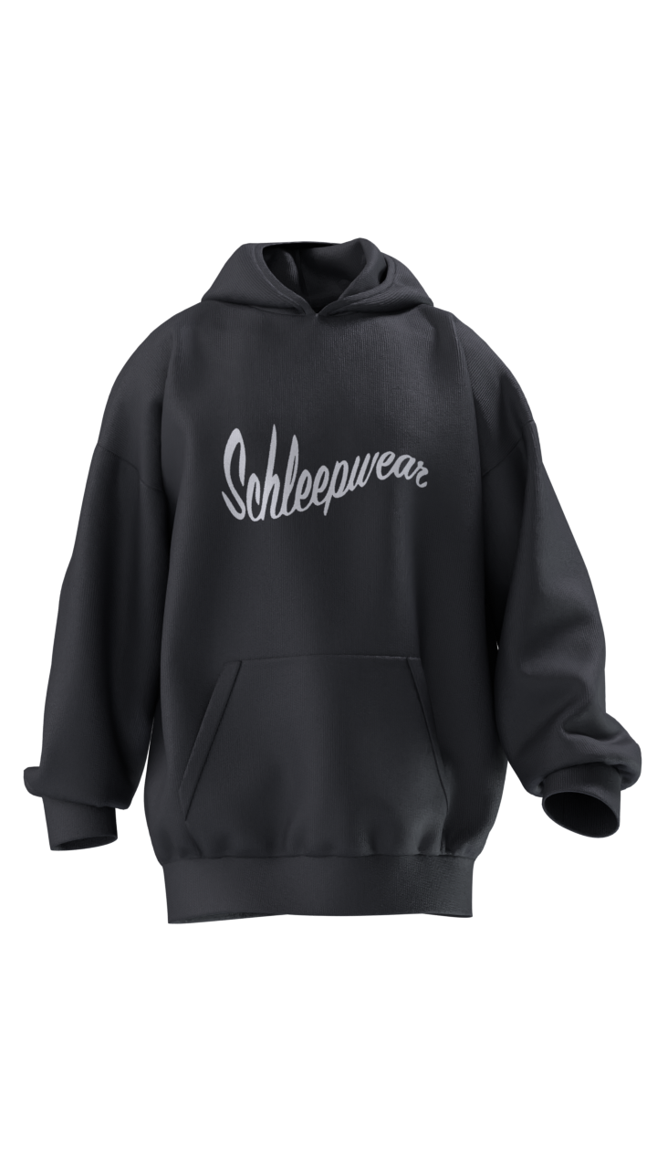 White Script Hoodie