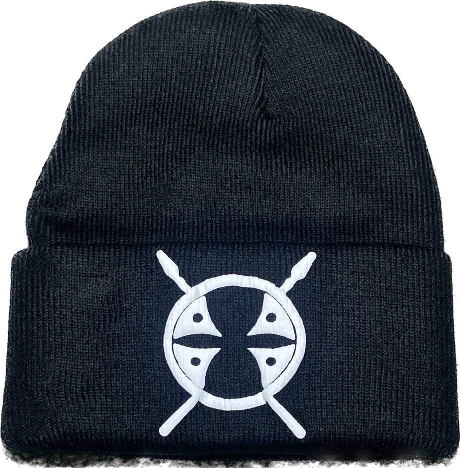 Black Schleepwear logo beanie.