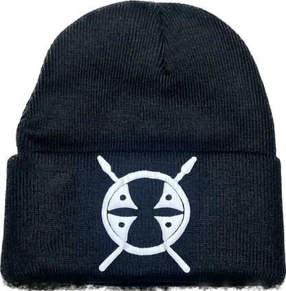 Black Schleepwear logo beanie.